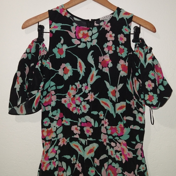 NWT TANYA TAYLOR Shiloh Silk Mosaic Floral Dress - Picture 4 of 9